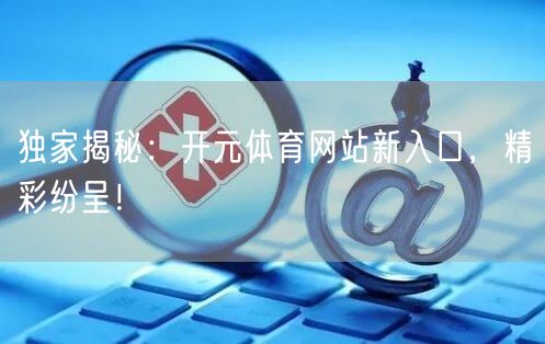 独家揭秘：开元体育网站新入口，精彩纷呈！